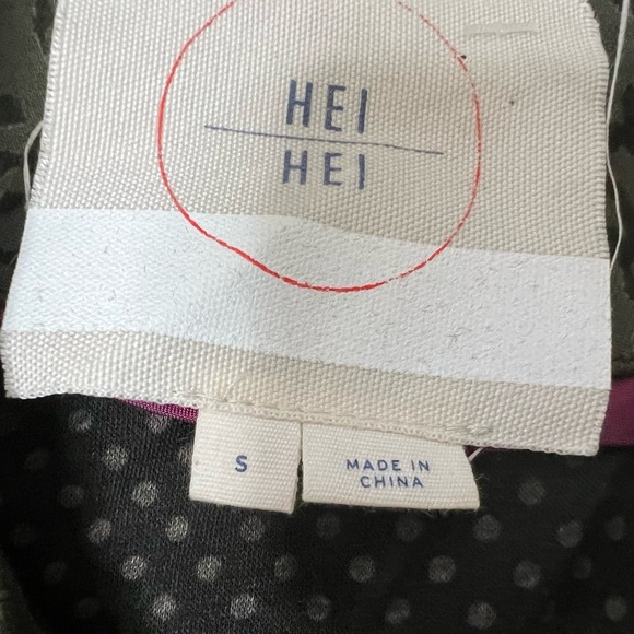 Anthropologie Hei Hei Utility Military Jacket Full Zip Women Small - Picture 2 of 4